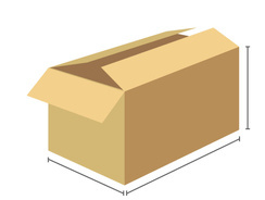 Box made of Single Wall cardboard FEFCO 201 ★ define internal dimensions of the box
