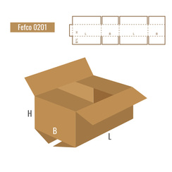 Box with flaps - FEFCO 201