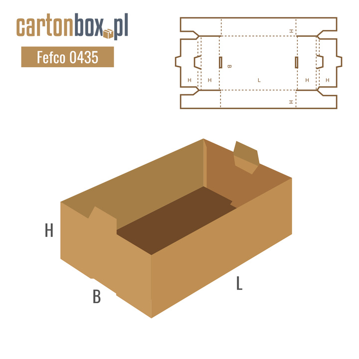 Box with flaps - FEFCO 201