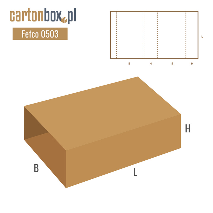 Box with flaps - FEFCO 201