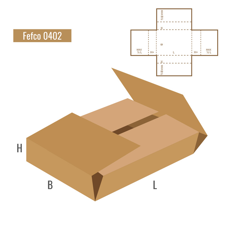 Box with flaps - FEFCO 201