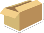 Cardboard box 570x545x415 - with Flaps (Fefco 201) - Single Wall (3-layer)