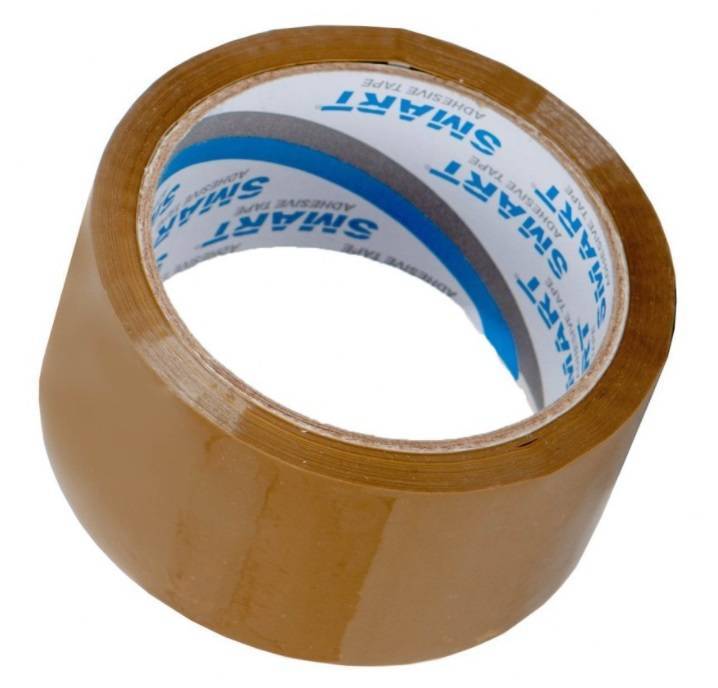 Taśma pakowa BRĄZOWA 48mm/60m solvent (kauczuk naturalny)