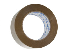 Taśma pakowa BRĄZOWA 48mm/132m SUPER DŁUGA solvent (kauczuk naturalny)