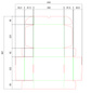 Pudełko fasonowe 280x220x80 - Fefco 427