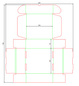 Pudełko fasonowe 260x250x90 - Fefco 427