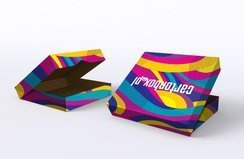 Pudełko ClamShell 106x106x18 z twoim nadrukiem FullColor