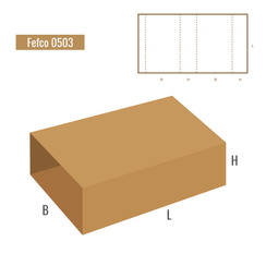 Pudełko klapowe - FEFCO 503