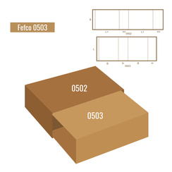 Pudełko klapowe - FEFCO 505