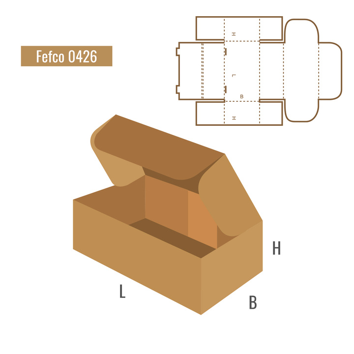 Pudełko fasonowe - FEFCO 426